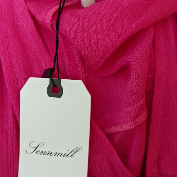 Vacation! Pink V-neck Swimsuit Cover Up - Picture 6 of 8